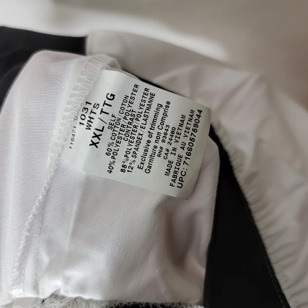 Cherokee White and BlackbCargi Pocket Pants - Picture 5 of 7